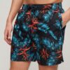 17-inch swim short with recycled Hawaiian print