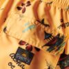 17-inch swim short with recycled Hawaiian print