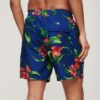 17-inch swim short with recycled Hawaiian print