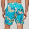 17-inch swim short with recycled Hawaiian print