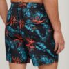 17-inch swim short with recycled Hawaiian print