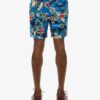 17-inch swim short with recycled Hawaiian print