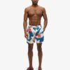 17-inch swim short with recycled Hawaiian print