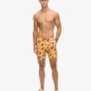 17-inch swim short with recycled Hawaiian print