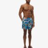17-inch swim short with recycled Hawaiian print