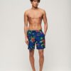 17-inch swim short with recycled Hawaiian print