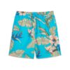 17-inch swim short with recycled Hawaiian print
