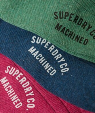 3-pack unisex Core Rib Crew-sokken van Organic Cotton
