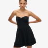 50S kanten bandeau-minijurk