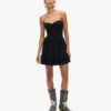50S kanten bandeau-minijurk