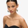 50S kanten bandeau-minijurk