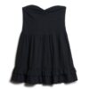 50S kanten bandeau-minijurk