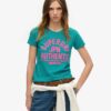 Aansluitend T-shirt met puffprint