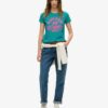 Aansluitend T-shirt met puffprint