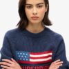 Americana Crew gebreide trui