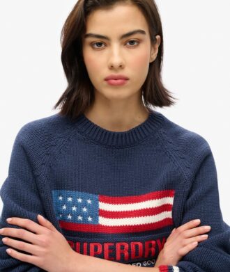 Americana Crew gebreide trui