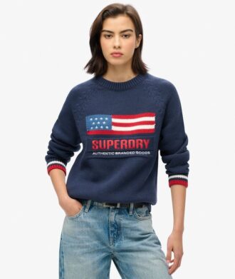 Americana Crew gebreide trui