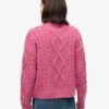 Aran-polo met kabelpatroon