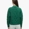 Aran-polo met kabelpatroon
