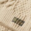 Aran-polo met kabelpatroon