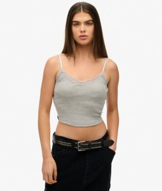 Athletic Essentials Cami-top met kanten rand