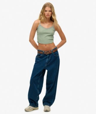 Athletic Essentials Cami-top met kanten rand