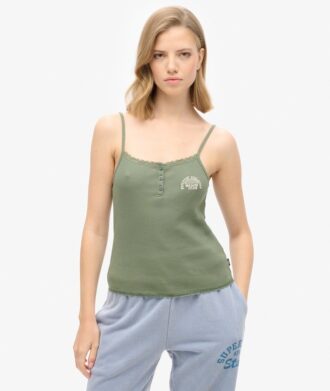 Athletic Essentials Cami-top met knoopsluiting