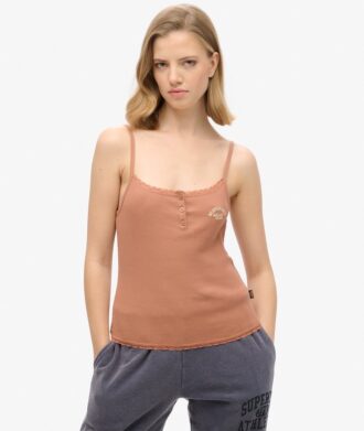 Athletic Essentials Cami-top met knoopsluiting
