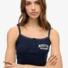 Athletic Essentials Cami-top met print en knoopsluiting