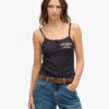 Athletic Essentials Cami-top met print en knoopsluiting