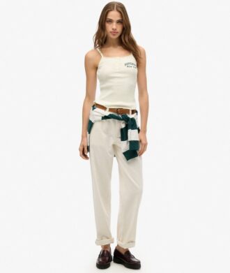 Athletic Essentials Cami-top met print en knoopsluiting