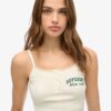 Athletic Essentials Cami-top met print en knoopsluiting