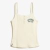 Athletic Essentials Cami-top met print en knoopsluiting