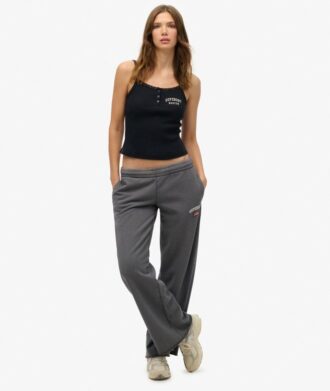 Athletic Essentials geborduurde cami-top met knoopjes