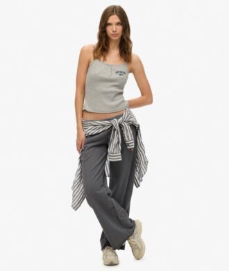Athletic Essentials geborduurde cami-top met knoopjes