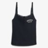 Athletic Essentials geborduurde cami-top met knoopjes
