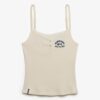 Athletic Essentials geborduurde cami-top met knoopjes