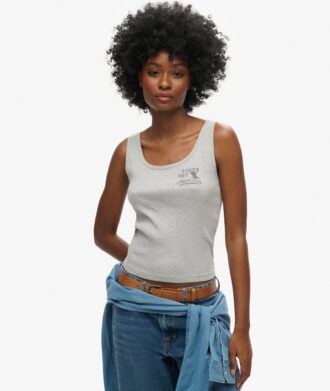 Athletic Essentials geribbeld vest Top