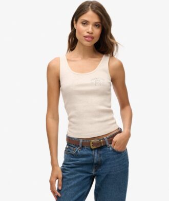 Athletic Essentials geribbeld vest Top