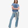 Athletic Essentials gestreepte Joggers met uitlopende pijpen