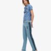 Athletic Essentials gestreepte Joggers met uitlopende pijpen