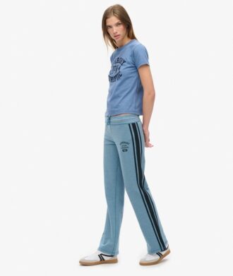 Athletic Essentials gestreepte Joggers met uitlopende pijpen
