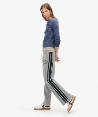Athletic Essentials gestreepte Joggers met uitlopende pijpen