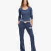 Athletic Essentials Joggers met lage taille en uitlopende pijpen Athletic Essentials Joggers met lage taille en uitlopende pijpen