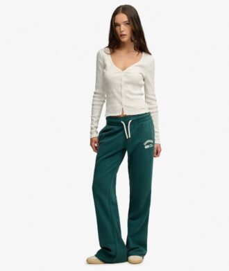 Athletic Essentials Joggers met lage taille en uitlopende pijpen
