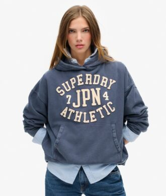 Athletic Essentials Oversized Hoodie met applicatie