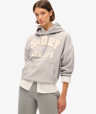 Athletic Essentials Oversized Hoodie met applicatie