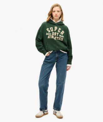Athletic Essentials Oversized Hoodie met applicatie