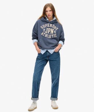 Athletic Essentials Oversized Hoodie met applicatie