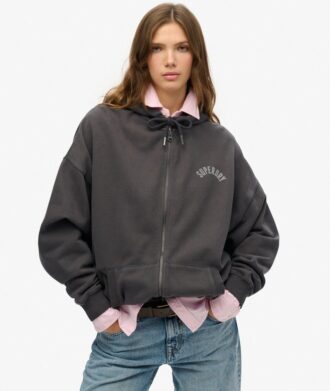 Athletic Essentials Oversized Hoodie met rits